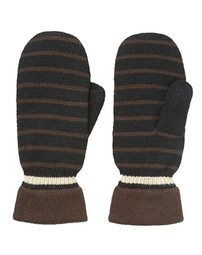 Beck Söndergaard - Thin Striped Emerald Vanter - Black 